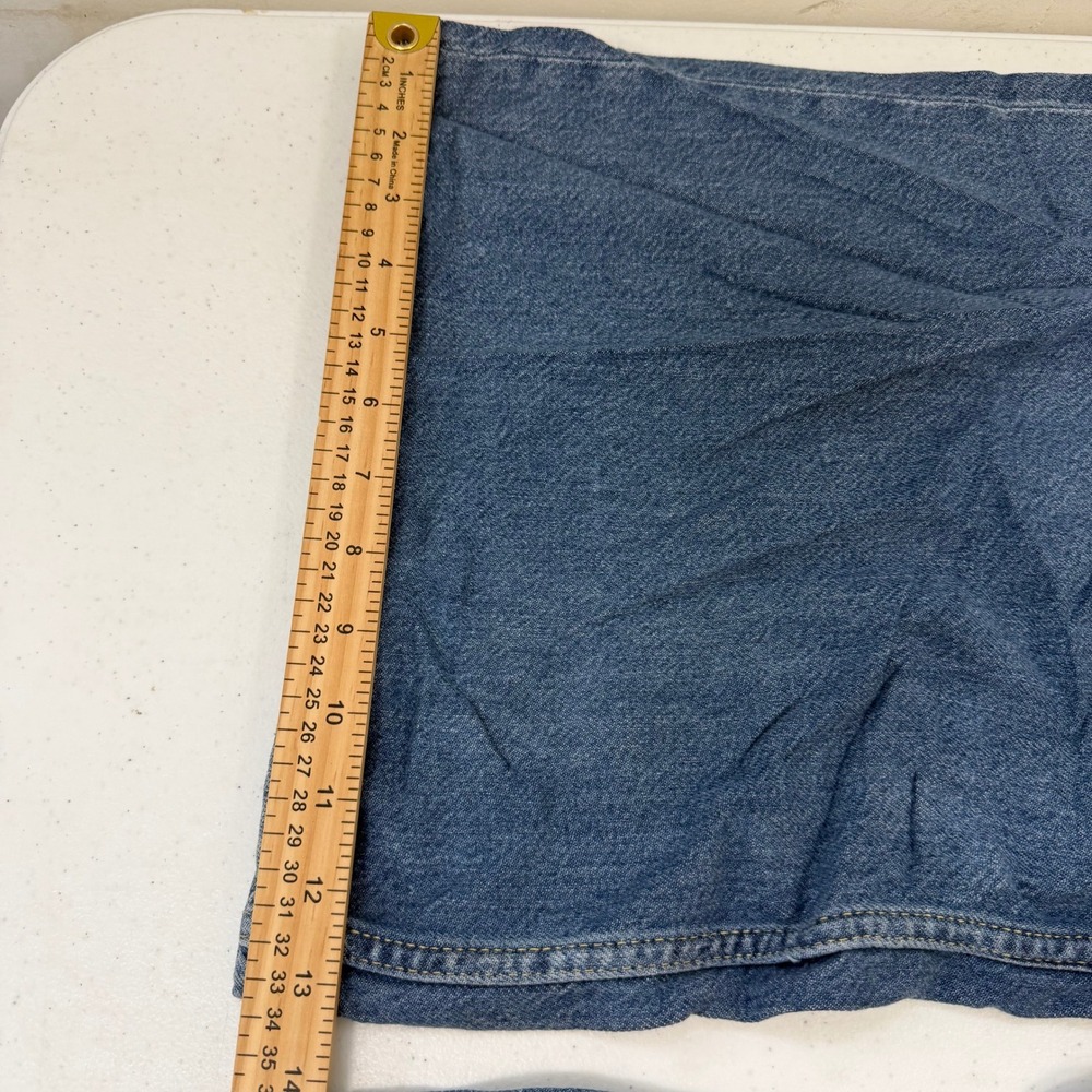 Gap Baggy Mid Rise Wide Leg Blue Jeans 33/16 S 665752-00-1 Short Inseam NWT - Picture 2 of 9